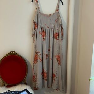 Free People Floral Baby Doll Dress